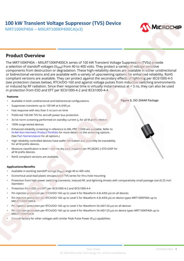 MICROCHIP MART100KP280AE3