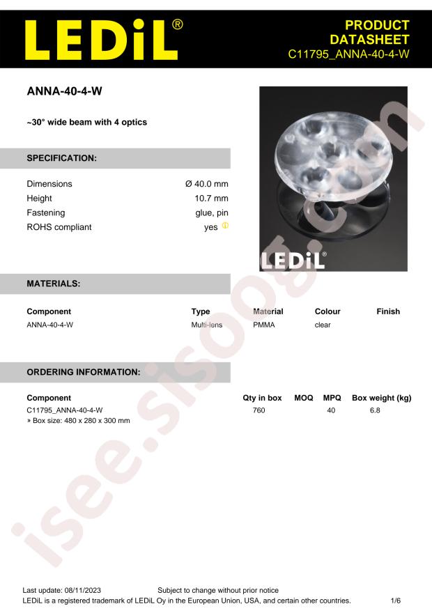 Ledil C11795_ANNA-40-4-W