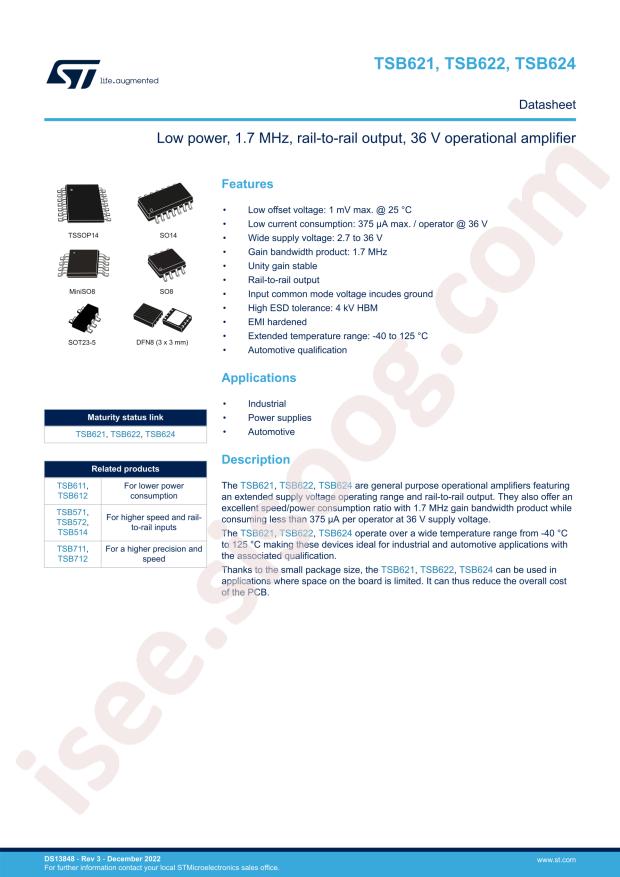 ST TSB621ILT