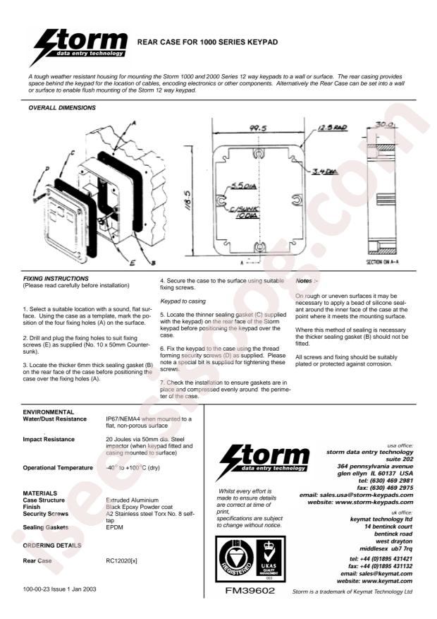 Storm Interface 1KFS0203