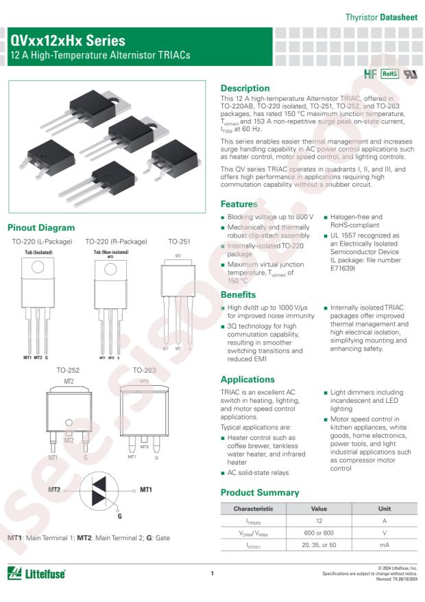 Littelfuse/IXYS QV6012LH5TP
