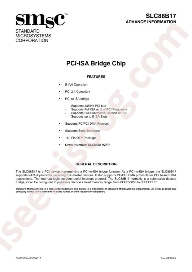 MICROCHIP SLC88B17QFP