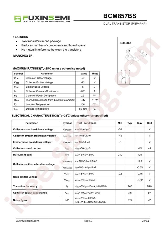 FUXINSEMI BCM857BS