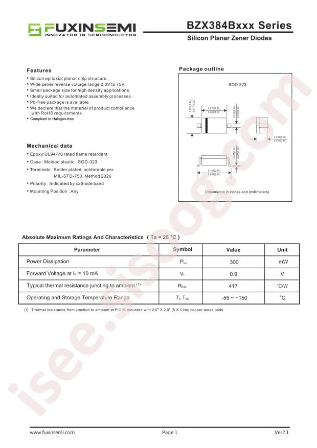 FUXINSEMI BZX384B5V6