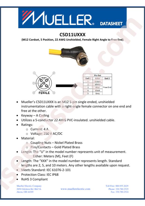 Mueller Electric C5D11M004