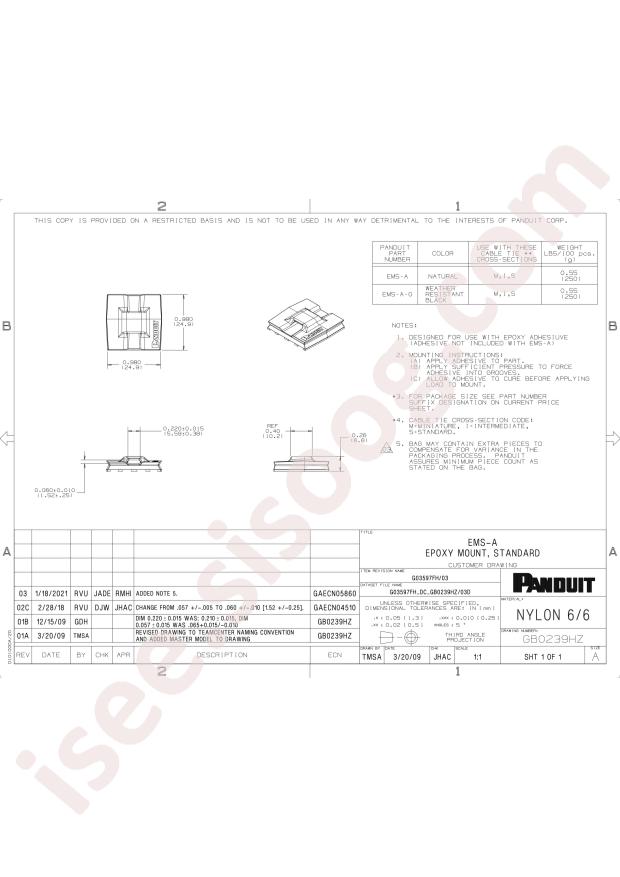Panduit ABM3H-A-T
