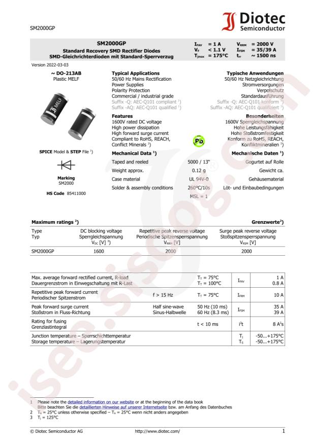 DIOTEC SM2000GP