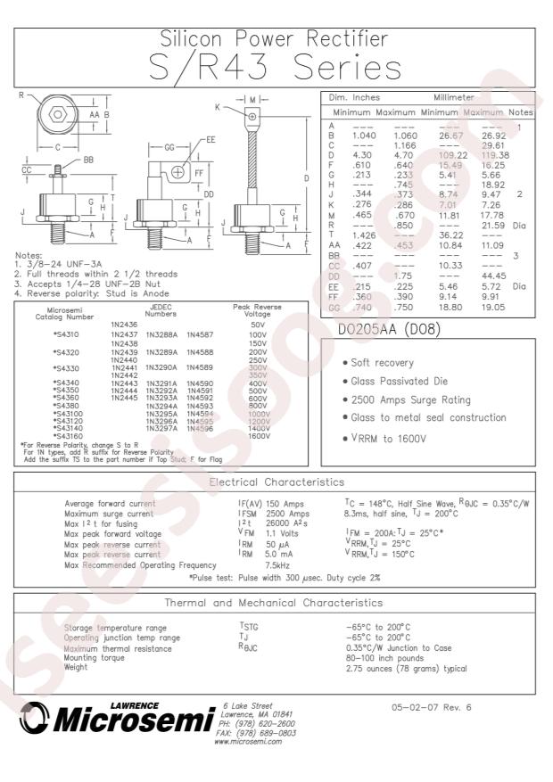 MICROCHIP 1N4595R