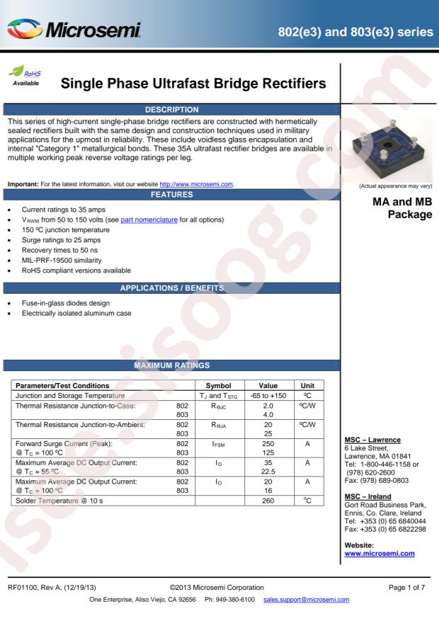 MICROCHIP 802-2