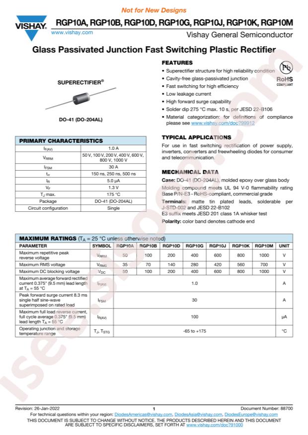 VISHAY RGP10KE-E3/54