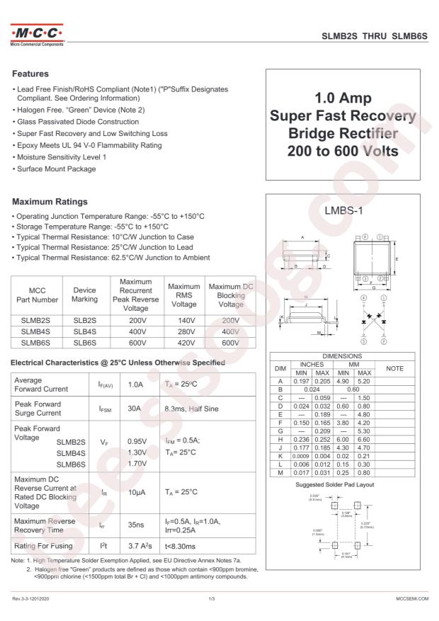 MCC SLMB4S-TP