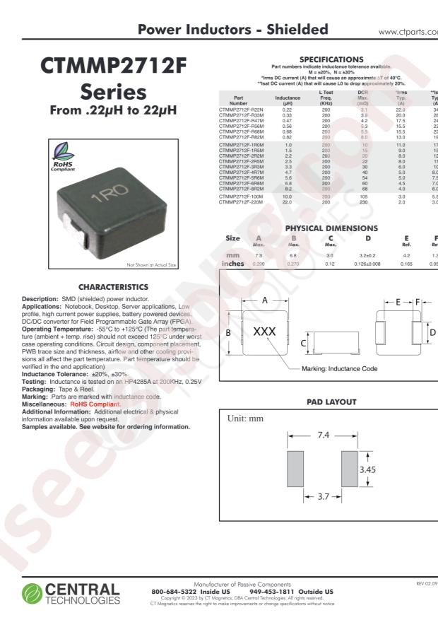 Central Technologies CTMMP2712F-4R7M