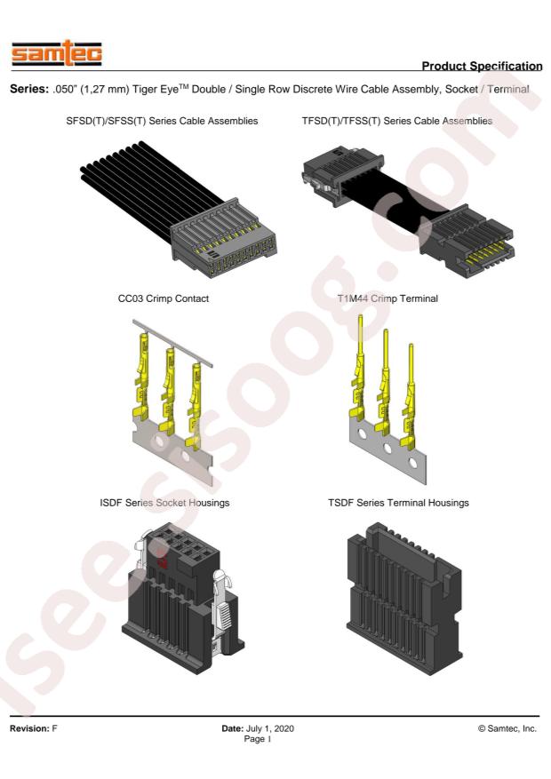Samtec TSDF-07-D-S