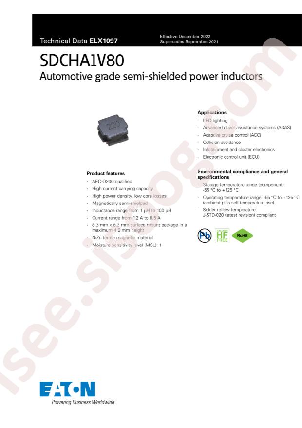 EATON SDCHA1V8040-4R7-R