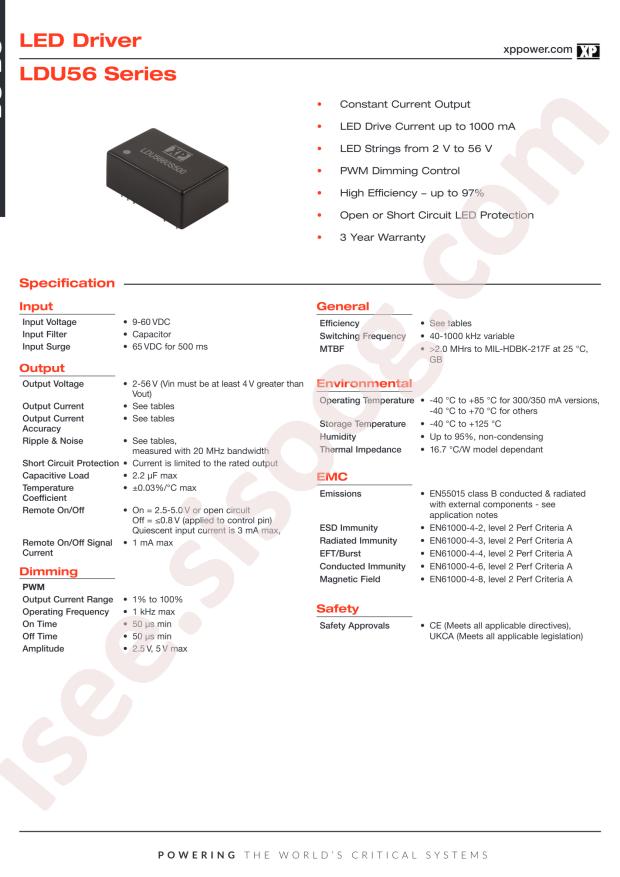 XP Power LDU5660S350