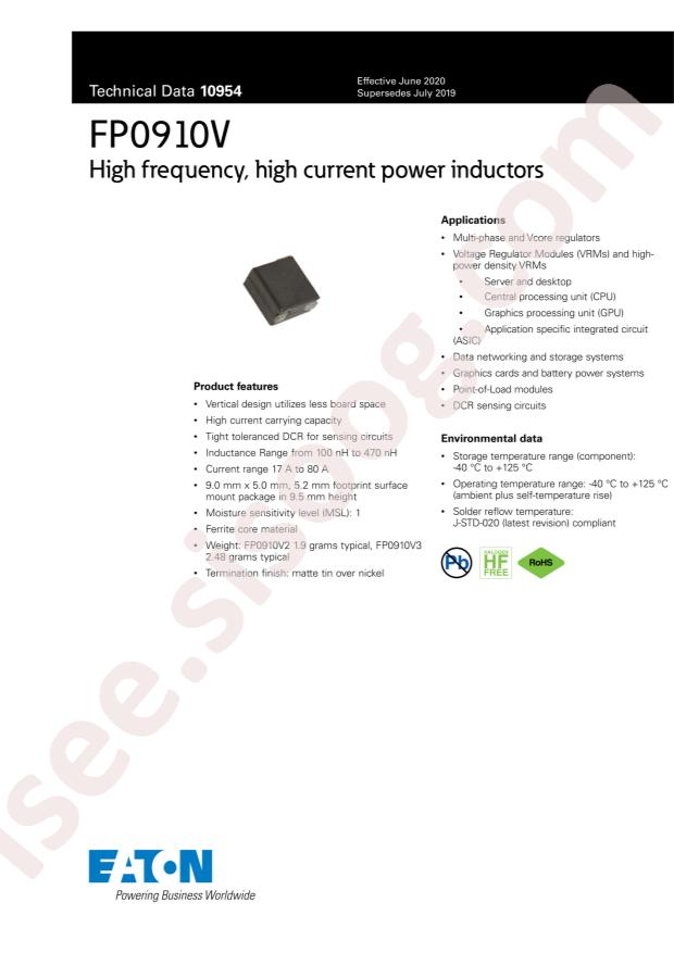 EATON FP0910V3-R330-R