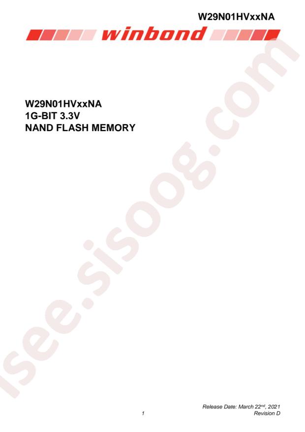 Winbond W29N01HVSINA TR