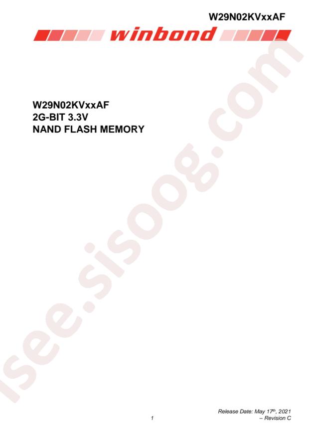 Winbond W29N02KVBIAF TR