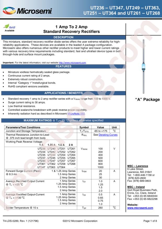 MICROCHIP UT261