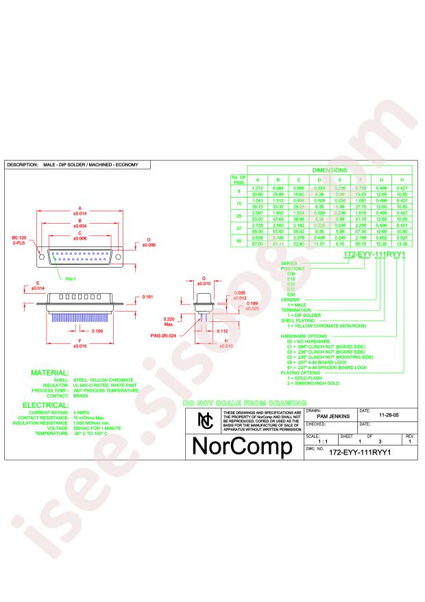 NorComp 172-E15-111R011