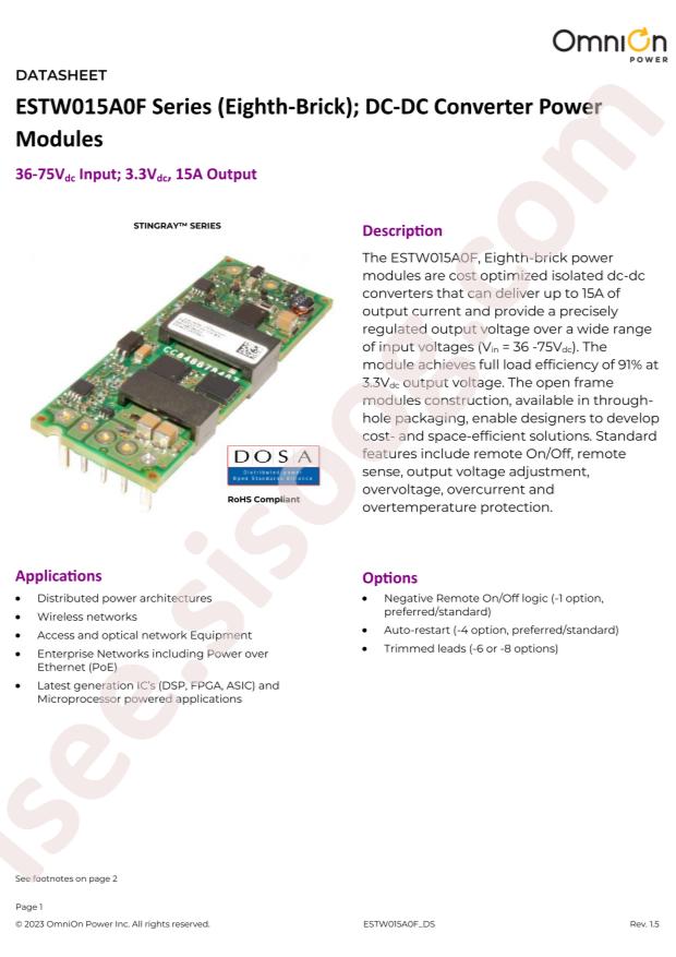 ABB ESTW015A0F641Z