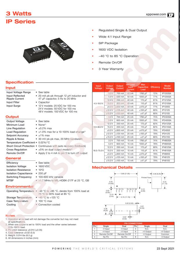 XP Power IP4815SA