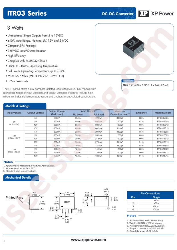 XP Power ITR0305S05