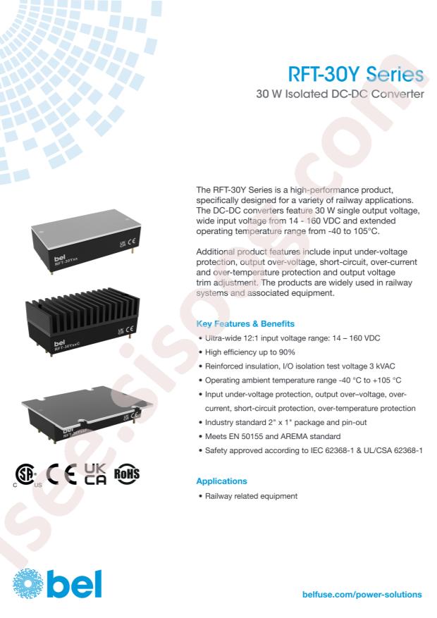 Bel Fuse RFT-30Y24F