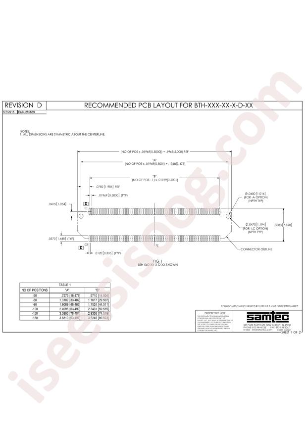 Samtec BTH-030-01-L-D-A