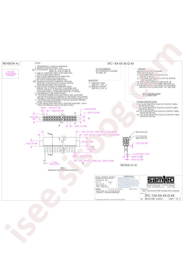 Samtec SFC-112-T2-F-D