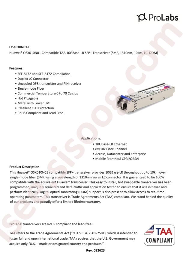 ProLabs OSX010N01-C