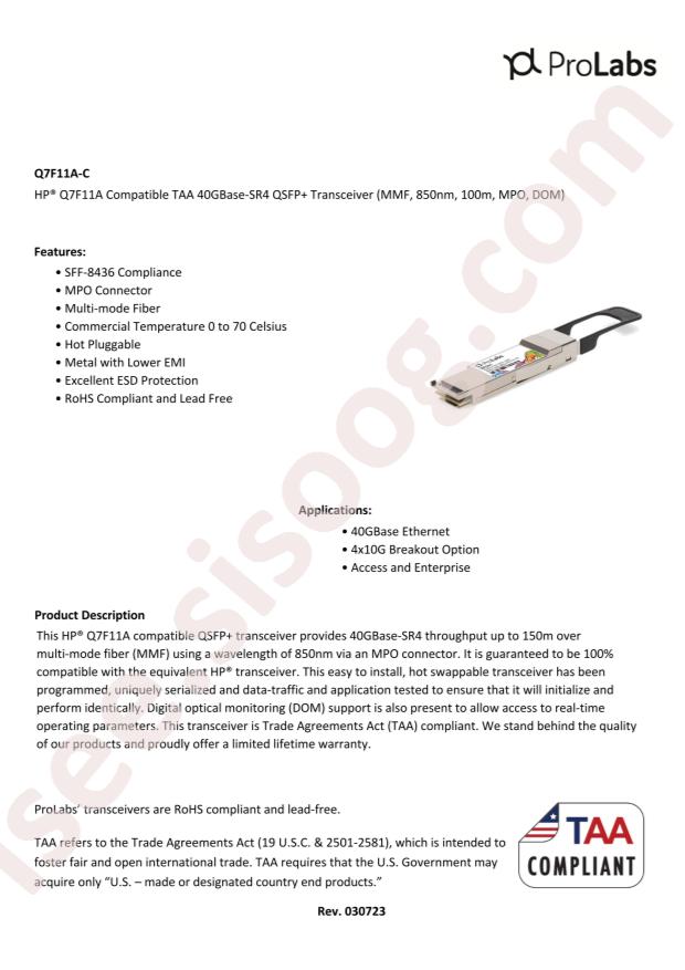 ProLabs Q7F11A-C