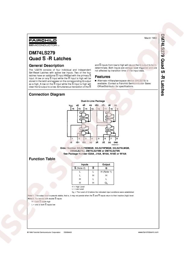 TI 74LS279PC
