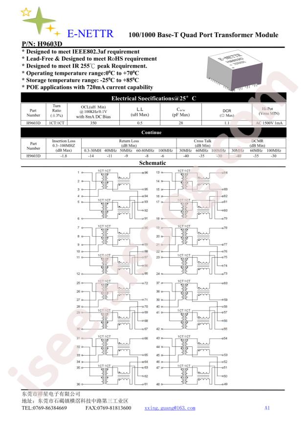 E-NETTR H9603D