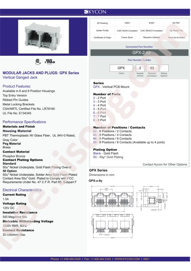 Kycon GPX-7-64-50