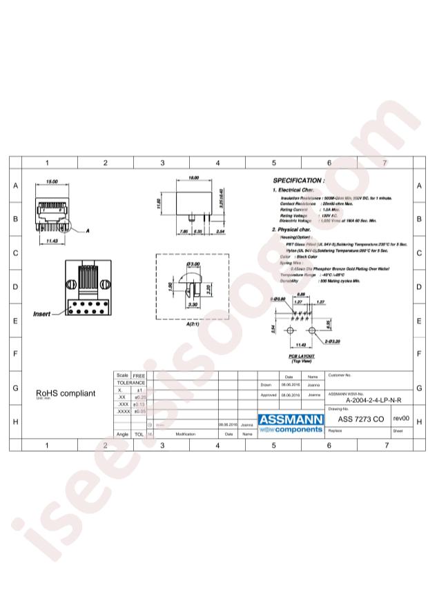 Assmann WSW Components A-2004-2-4-LP-N-R