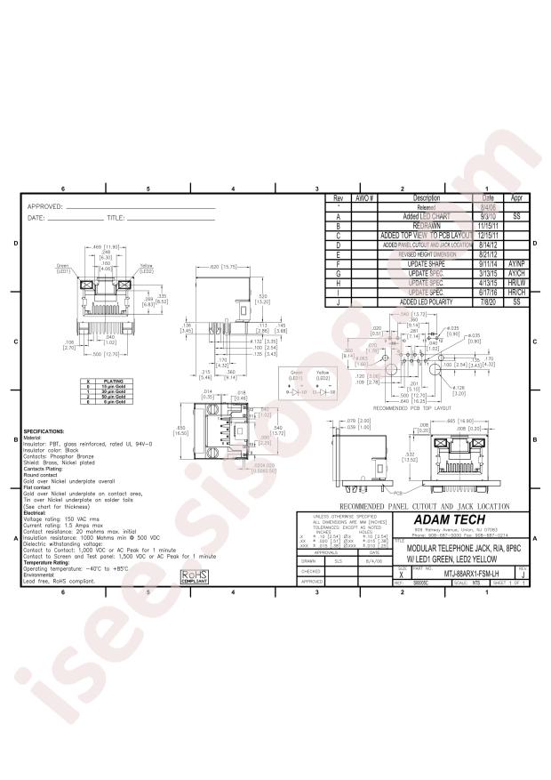ADAM TECH MTJ-88ARX1-FSM-LH
