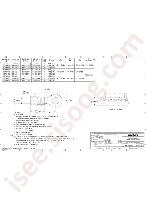 MOLEX 0190730065