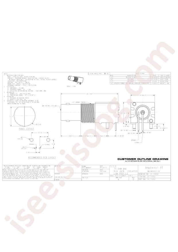 Amphenol 031-71052