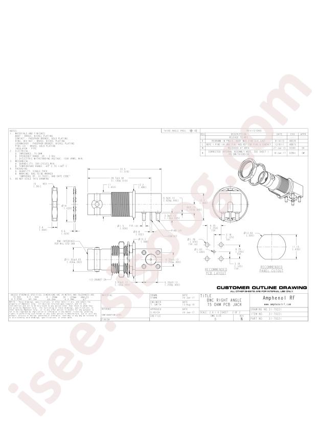 Amphenol 031-70221