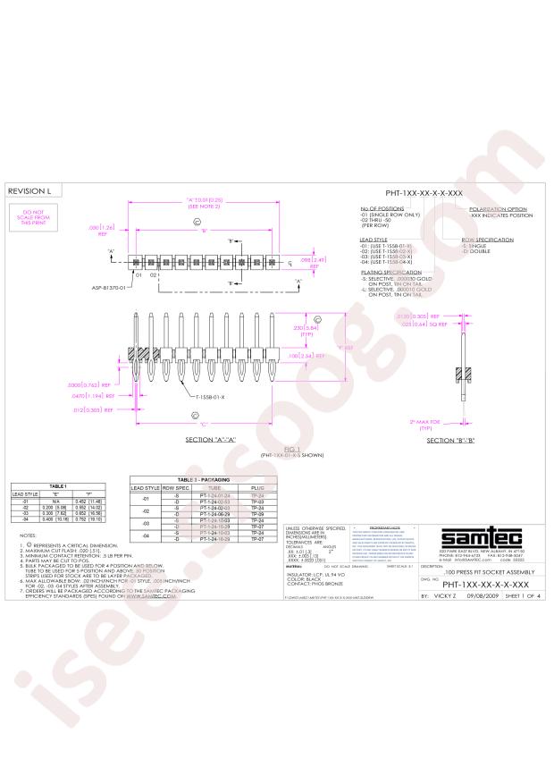Samtec PHT-105-02-L-S