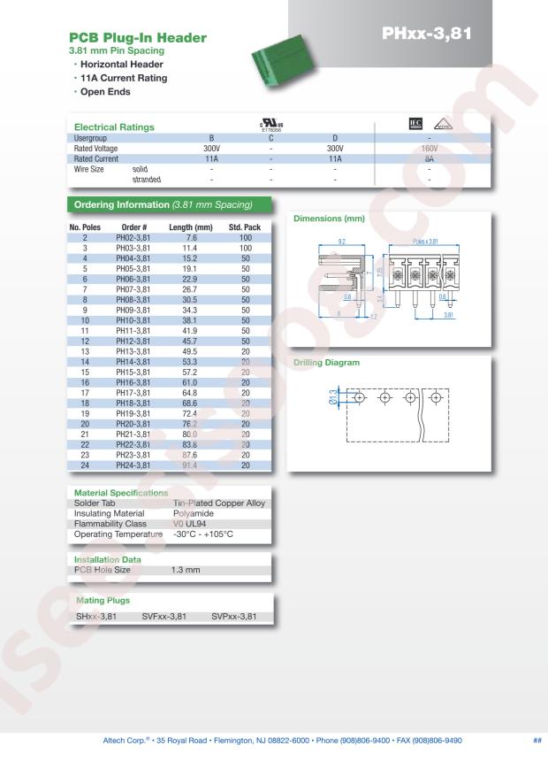 Altech PH03-3,81