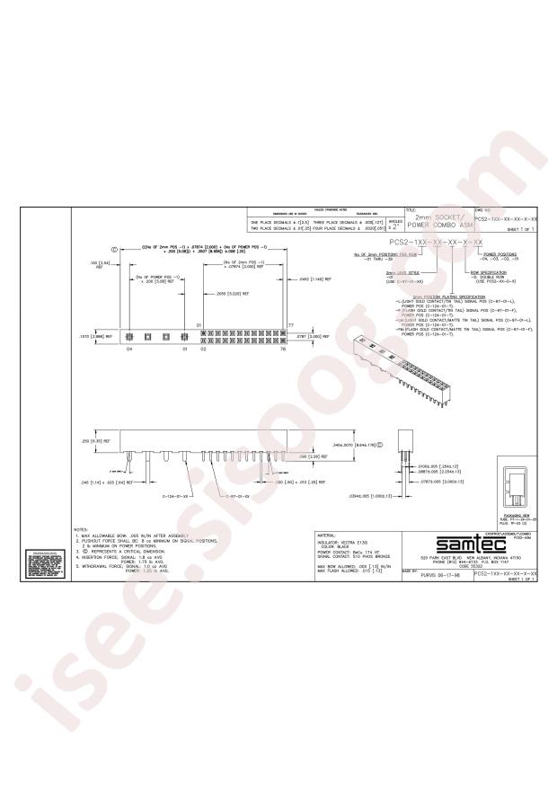 Samtec PCS2-105-01-L-D-02