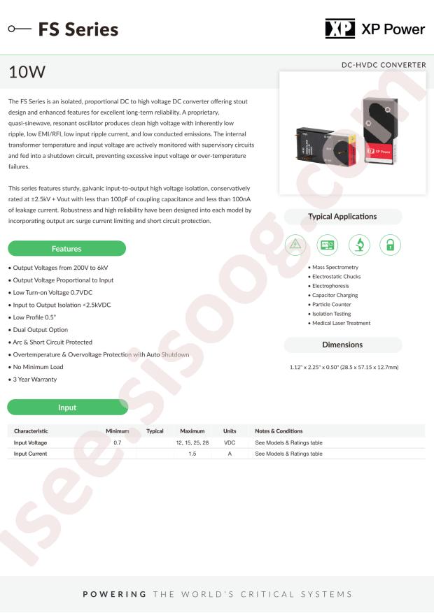 XP Power FS50P-12