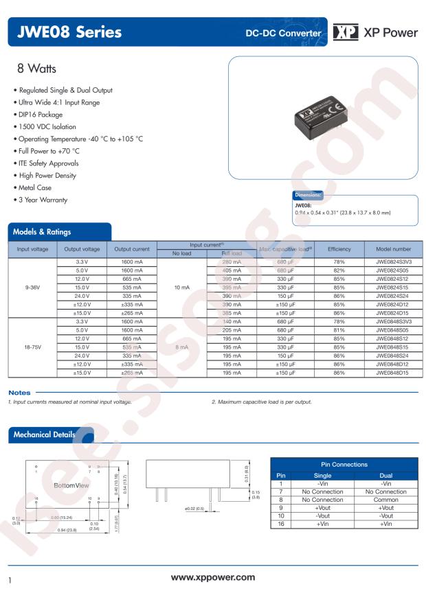 XP Power JWE0848S24