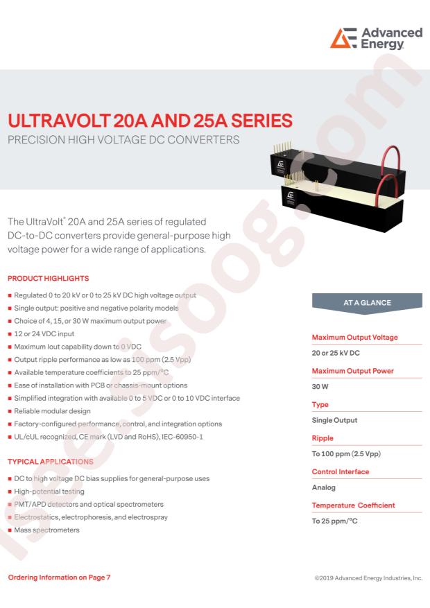 Advanced Energy 20A24-P15-25PPM-F-M-1