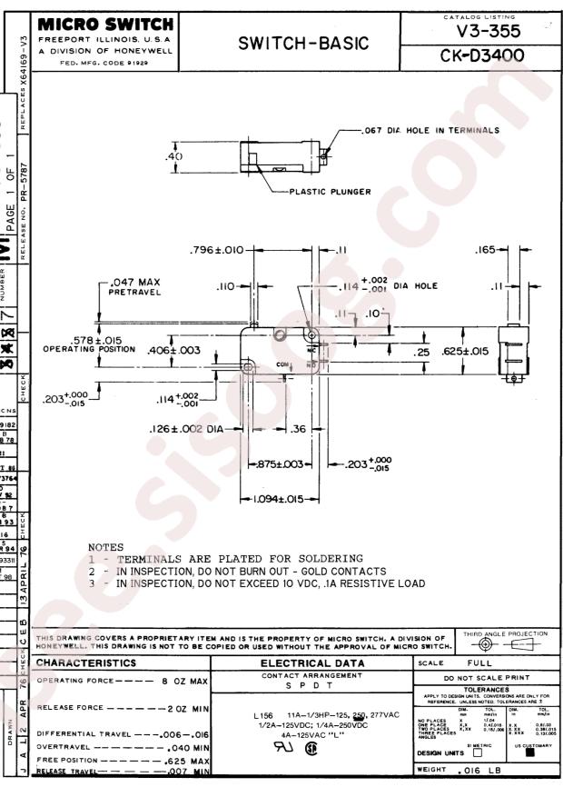 Honeywell V3-355