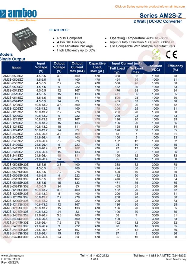 Aimtec AM2S-4824SZ