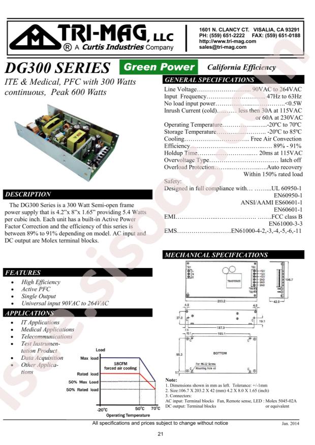 Tri-Mag, LLC DG300-7