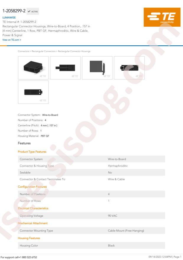TE Connectivity 1-2058299-2